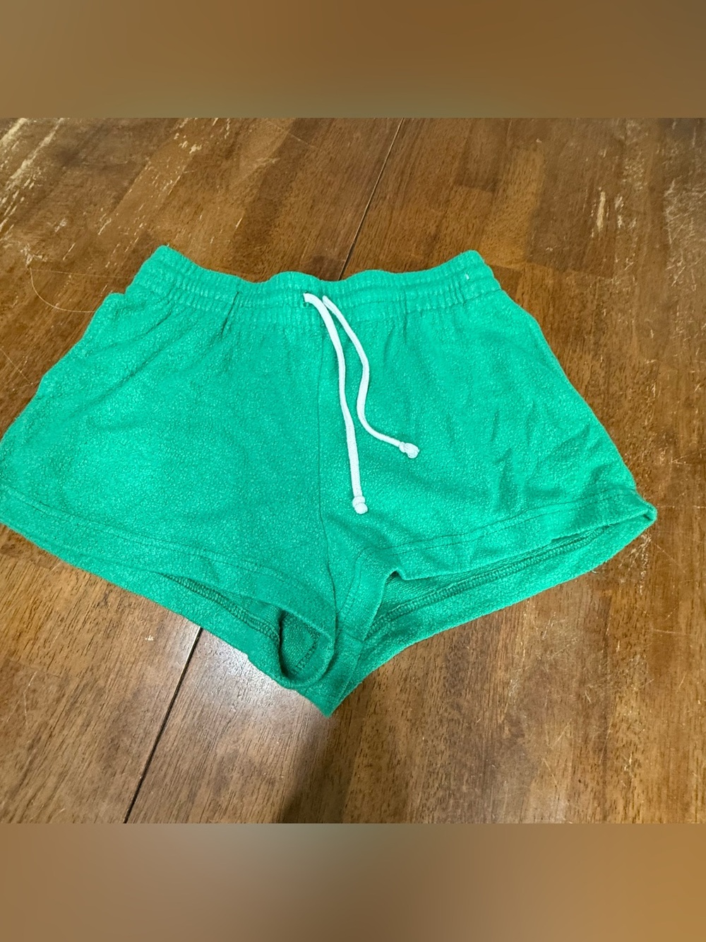Out From Under Urban Outfitters Green Terry Lounge Shorts Size S
